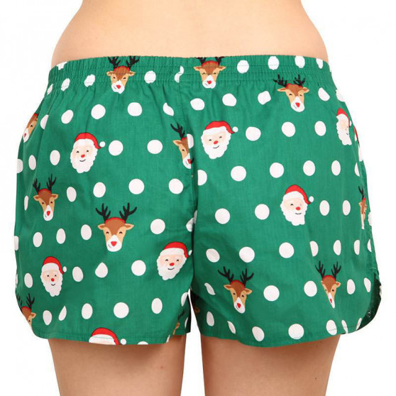 Boxers alegres para mulher Dedoles Pai Natal e Rudolf (DWLB002)