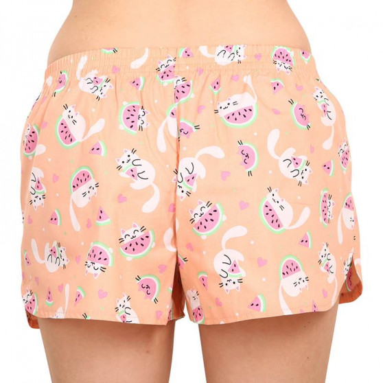 Boxers alegres para mulher Dedoles Gato com melancia (DWLB183)