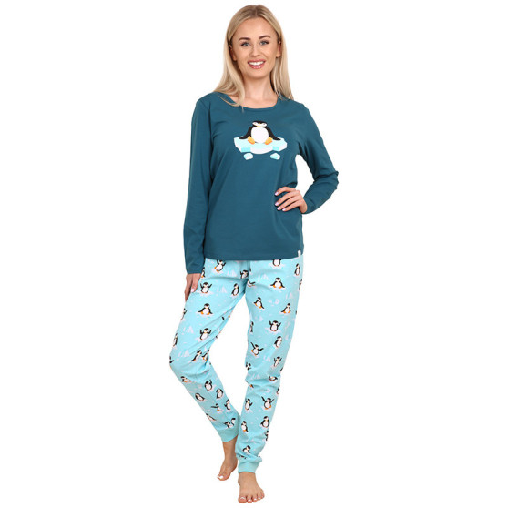 Pijama de mulher alegre Dedoles Pinguim no gelo (D-W-SW-WP-C-C-1450)