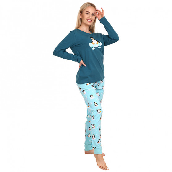 Pijama de mulher alegre Dedoles Pinguim no gelo (D-W-SW-WP-C-C-1450)