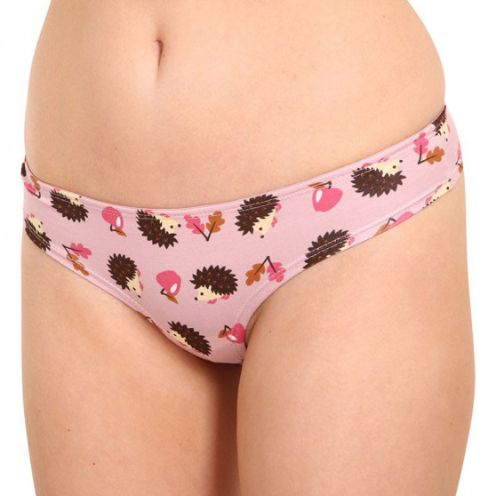 Cuecas brasileiras alegres para mulher Dedoles Hedgehog (D-W-UN-BL-C-C-096)