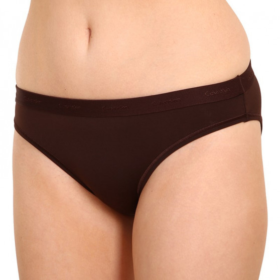 Cuecas para mulher Calvin Klein castanho escuro (QF6761E-BCK)