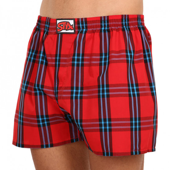 Boxers para homem Styx clássico de borracha superdimensionado multicolorido (E923)