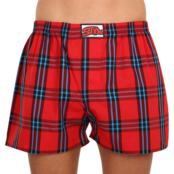 Boxers para homem Styx clássico de borracha superdimensionado multicolorido (E923)