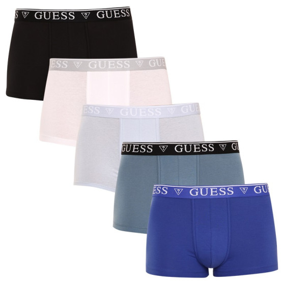 5PACK Boxers para homem Guess multicolorido (U94G16K6YW1-F7ML)