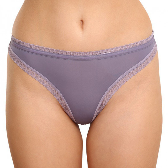 3PACK Tanga para mulher Calvin Klein multicolorido (QD3802E-147)