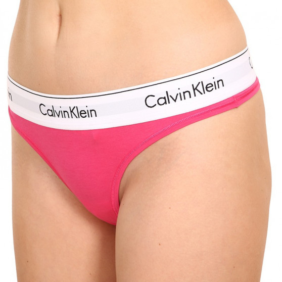 Tanga para mulher Calvin Klein rosa (F3786E-VGY)