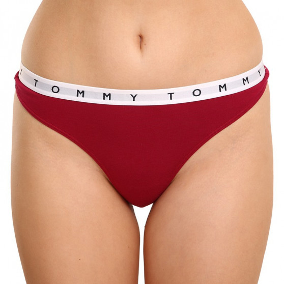 3PACK Tanga para mulher Tommy Hilfiger multicolorido (UW0UW02521 0XR)