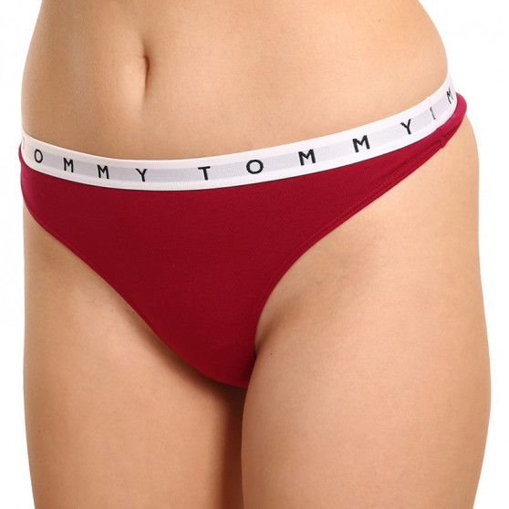 3PACK Tanga para mulher Tommy Hilfiger multicolorido (UW0UW02521 0XR)