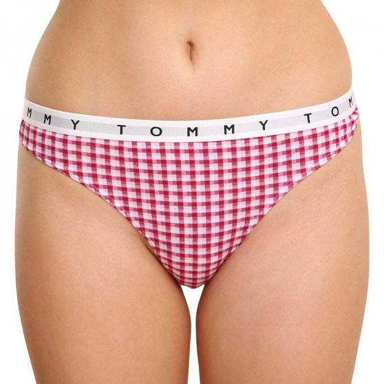 3PACK Tanga para mulher Tommy Hilfiger multicolorido (UW0UW02521 0XR)