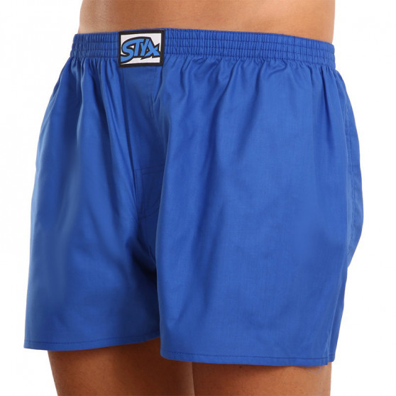 Boxers para homem Styx clássico elástico azul (A967)