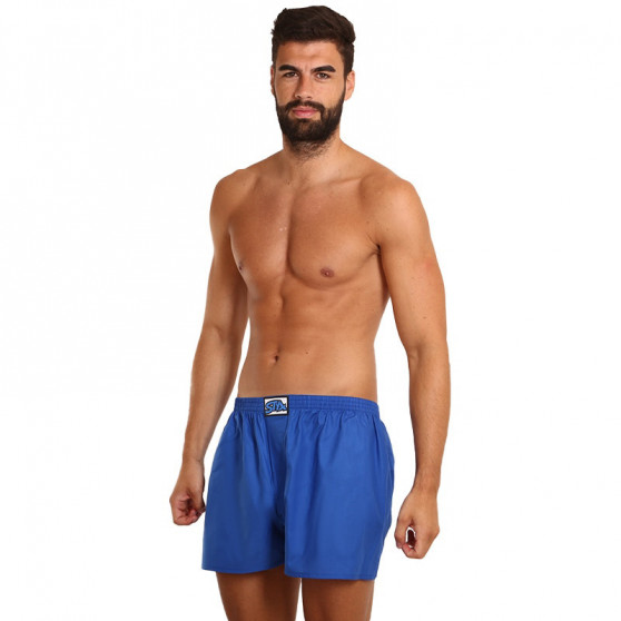 Boxers para homem Styx clássico elástico azul (A967)