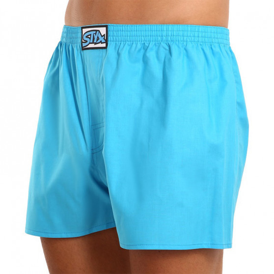 Boxers para homem Styx borracha clássica azul claro (A969)