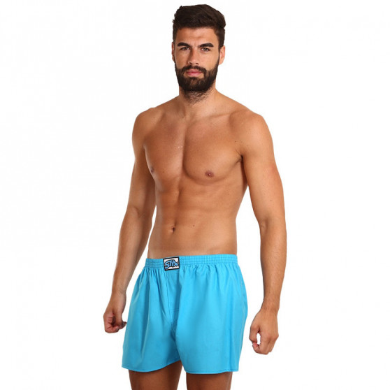 Boxers para homem Styx borracha clássica azul claro (A969)