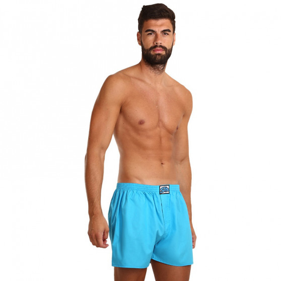 Boxers para homem Styx borracha clássica azul claro (A969)