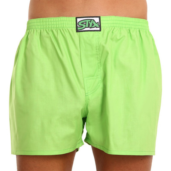 Boxers para homem Styx borracha clássica green (A1069)