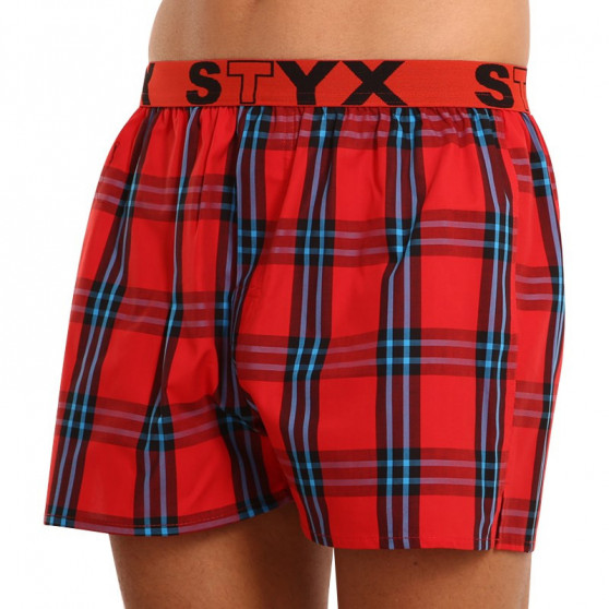 Boxers para homem Styx desporto elástico multicolorido (B923)