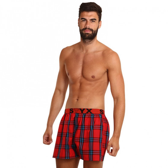 Boxers para homem Styx desporto elástico multicolorido (B923)