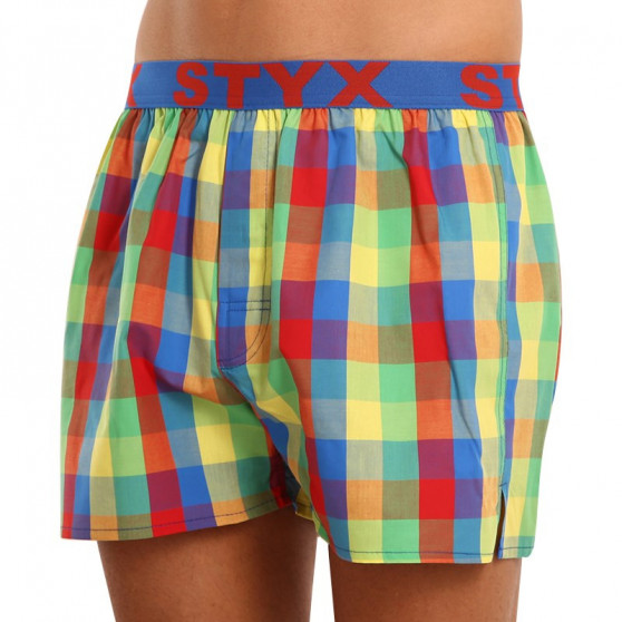 Boxers para homem Styx desporto elástico multicolorido (B925)