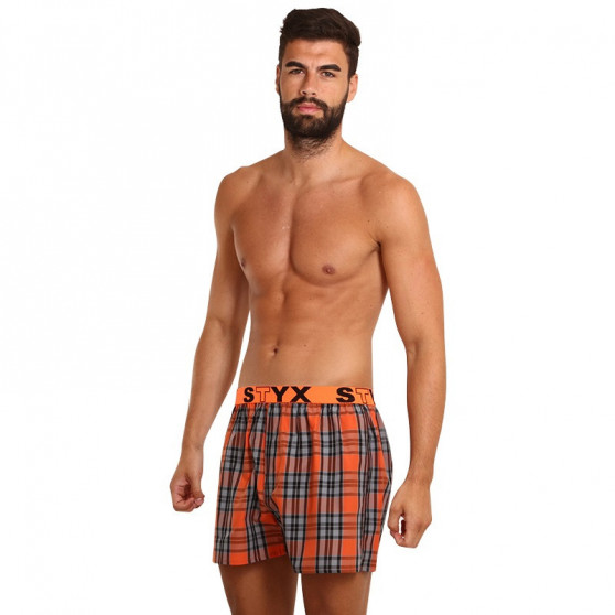 Boxers para homem Styx desporto elástico multicolorido (B926)