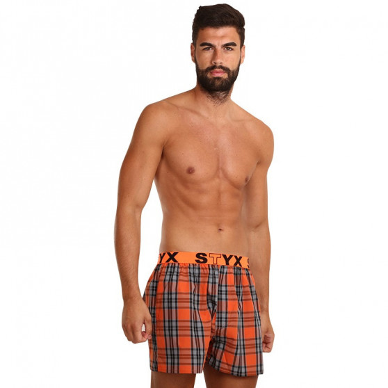 Boxers para homem Styx desporto elástico multicolorido (B926)