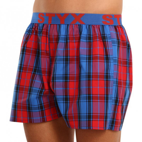 Boxers para homem Styx desporto elástico multicolorido (B927)