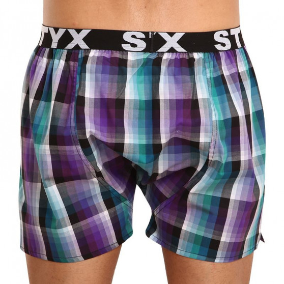 Boxers para homem Styx desporto elástico multicolorido (B928)