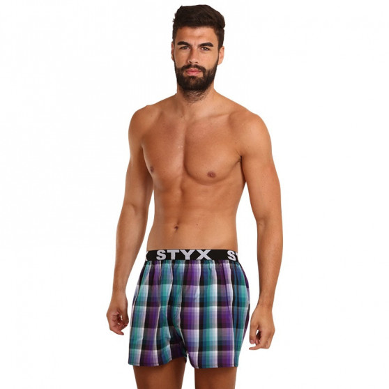 Boxers para homem Styx desporto elástico multicolorido (B928)