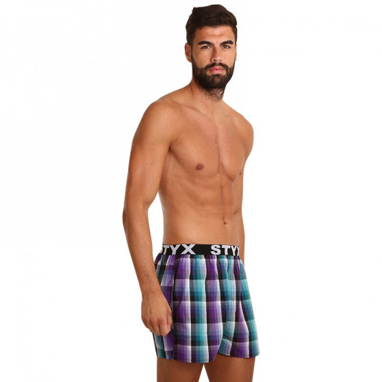 Boxers para homem Styx desporto elástico multicolorido (B928)