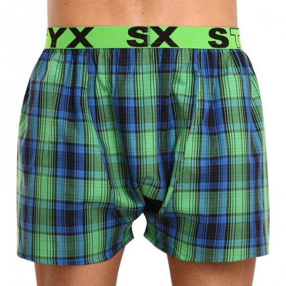 Boxers para homem Styx desporto elástico multicolorido (B929)