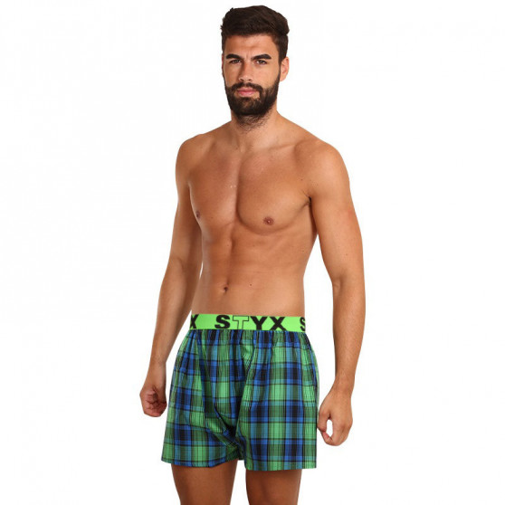 Boxers para homem Styx desporto elástico multicolorido (B929)