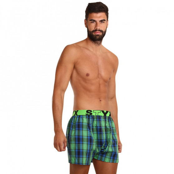 Boxers para homem Styx desporto elástico multicolorido (B929)