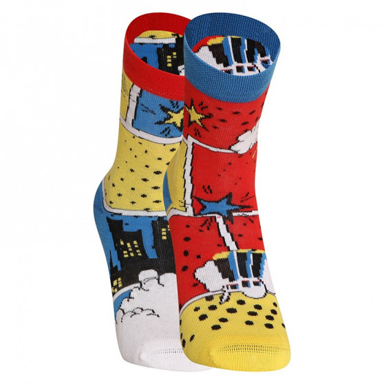 Happy Kids Socks Dedoles Banda desenhada colorida (GMKS232)