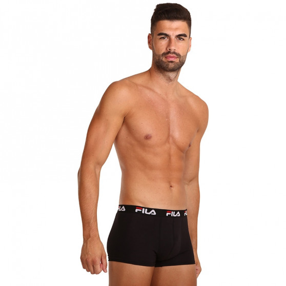 2PACK Boxers para homem Fila preto (FU5141/2-200)