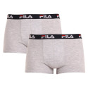 2PACK Boxers para homem Fila cinzento (FU5142/2-400)