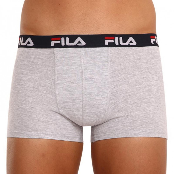 2PACK Boxers para homem Fila cinzento (FU5142/2-400)