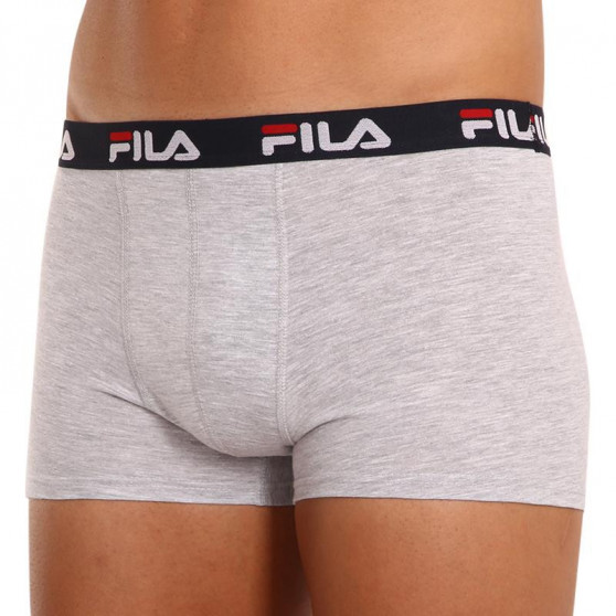 2PACK Boxers para homem Fila cinzento (FU5142/2-400)