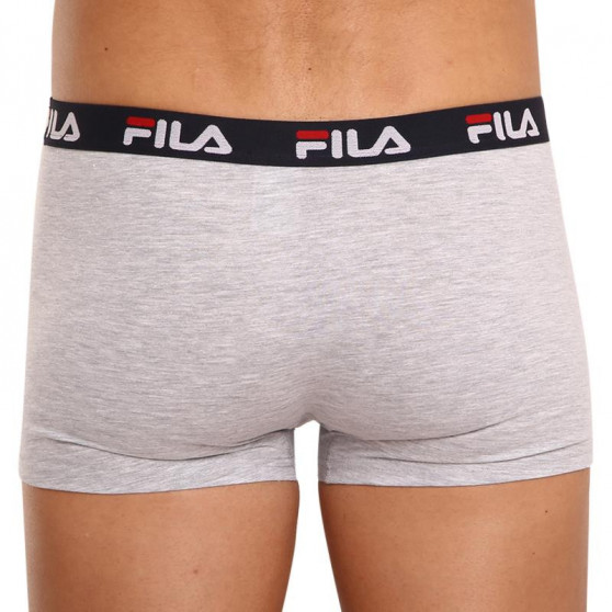 2PACK Boxers para homem Fila cinzento (FU5142/2-400)