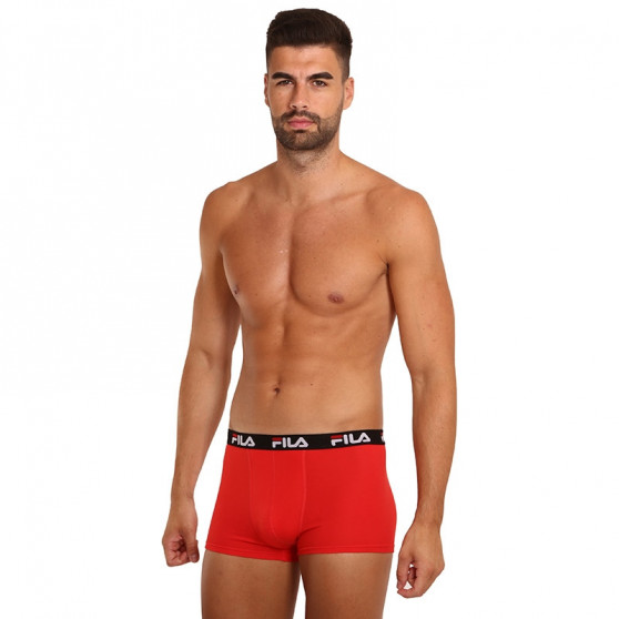 2PACK Boxers para homem Fila vermelho (FU5141/2-118)