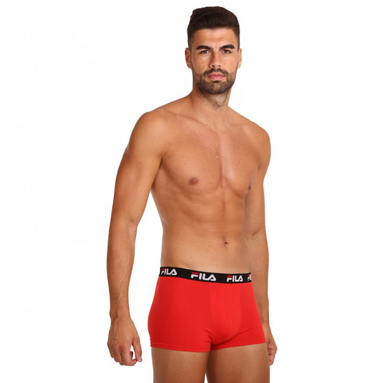 2PACK Boxers para homem Fila vermelho (FU5141/2-118)