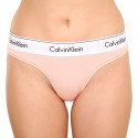 Tanga para mulher Calvin Klein superdimensionado orange (QF5117E-FAL)