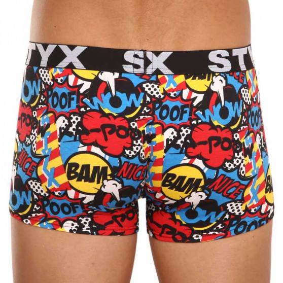 Boxers para homem Styx arte esportes borracha poof (G1153)