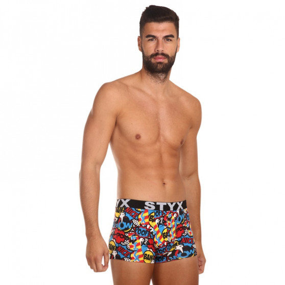 Boxers para homem Styx arte esportes borracha poof (G1153)