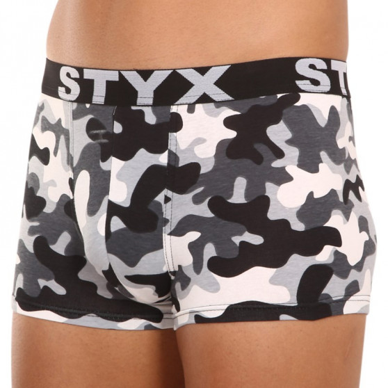 Boxers para homem Styx arte esportes borracha camouflage (G1457)