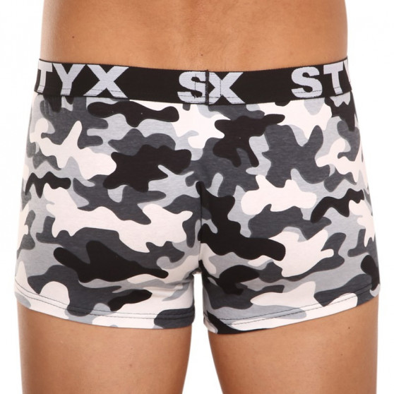 Boxers para homem Styx arte esportes borracha camouflage (G1457)