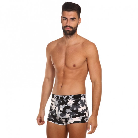 Boxers para homem Styx arte esportes borracha camouflage (G1457)