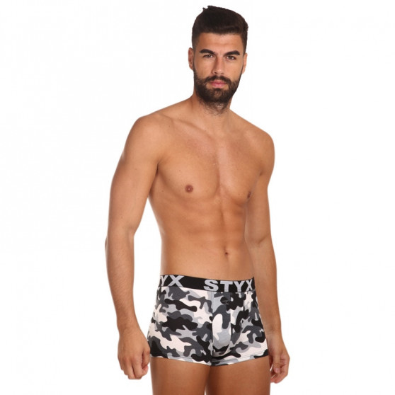 Boxers para homem Styx arte esportes borracha camouflage (G1457)