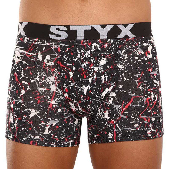 Calções de boxer para homem Styx arte longa borracha desportiva Jáchym (U850)