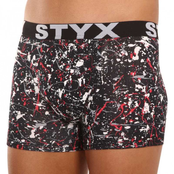 Calções de boxer para homem Styx arte longa borracha desportiva Jáchym (U850)