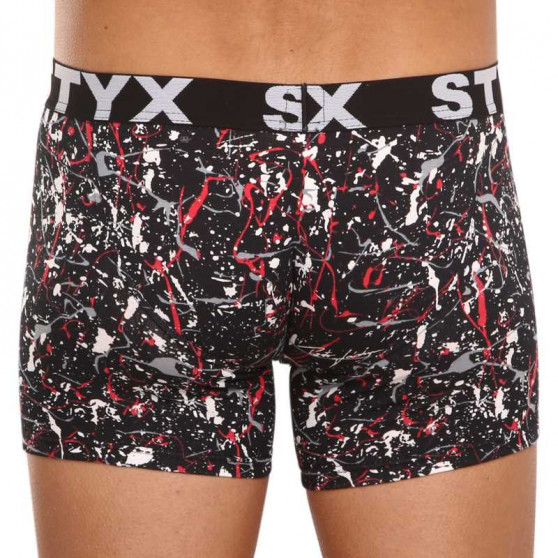 Calções de boxer para homem Styx arte longa borracha desportiva Jáchym (U850)